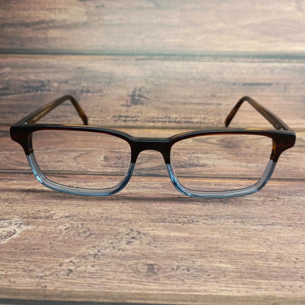 Warby Parker Wilkie Eyeglasses Tortoise Blue Fade 50-19-140 Rectangular Frames